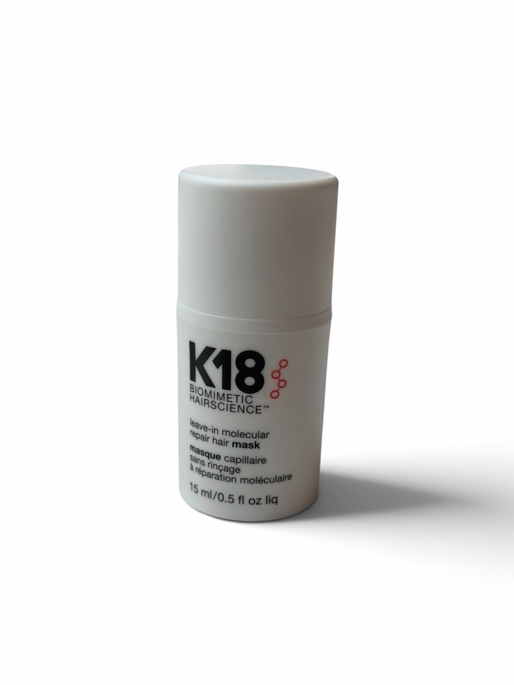 K18 Biomimetic Hairscience Leave-In Molecular Repair Hair Mask 0.5oz/15ml New